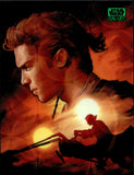 2026 Anakin Skywalker's Sunset Topps Chrome Star Wars Galaxy Green Kaleidoscope Refractor 150/199 #9 Anakin Skywalker
