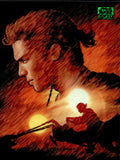 2026 Anakin Skywalker's Sunset Topps Chrome Star Wars Galaxy Green Kaleidoscope Refractor 169/199 #9 Anakin Skywalker