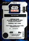 2026 Mon Mothma Topps Chrome Star Wars Galaxy Original Art Card Rogue One Blue RayWave Refractor 169/199 #ARO-11