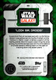 2026 "Look Sir, Droids!" Topps Chrome Star Wars Galaxy Green Kaleidoscope Refractor 060/199 #26