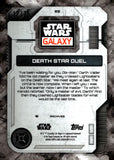 2026 Death Star Duel Topps Chrome Star Wars Galaxy Prism Refractor 12/75 #85 Darth Vader Obi-Wan Kenobi