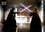 2026 Death Star Duel Topps Chrome Star Wars Galaxy Prism Refractor 12/75 #85 Darth Vader Obi-Wan Kenobi