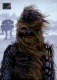 2026 Chewbacca on Hoth Topps Chrome Star Wars Galaxy Atomic Refractor 124/150 #10