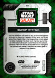 2026 Scarif Attack Topps Chrome Star Wars Galaxy Green Kaleidoscope Refractor 136/199 #67