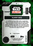 2026 Aurra Sing Topps Chrome Star Wars Galaxy Green Kaleidoscope Refractor 077/199 #91