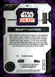 2026 Bounty Hunters Topps Chrome Star Wars Galaxy Purple Speckle Refractor 099/125 #63