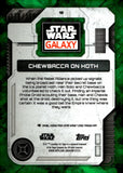2026 Chewbacca on Hoth Topps Chrome Star Wars Galaxy Green Kaleidoscope Refractor 178/199 #10