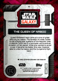 2026 The Queen of Naboo Topps Chrome Star Wars Galaxy Magenta Lava Refractor 233/250 #17