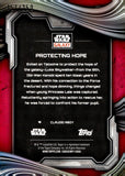 2025 Protecting Hope Topps Chrome Star Wars Galaxy Magenta Lava Refractor 157/250 #11