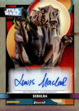 2025 Lewis MacLeod as Sebulba Auto Autograph Smugglers Outpost Star Wars Topps Finest #FA-LEM