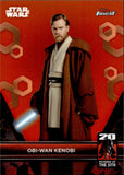 2025 Obi-Wan Kenobi Smugglers Outpost Topps Star Wars Finest Revenge of the Sith 20th Anniversary Orange Refractor 24/25 #ARS-2