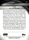 2025 Han Solo's Landspeeder Topps Chrome Star Wars Hyperspace Gold Galactic Dust Refractor 10/50 #19