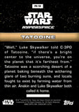 2025 Tatooine Topps Chrome Star Wars Hyperspace Planetary Views Galactic Dust Refractor 24/75 #PV-10