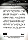 2025 Razor Crest Topps Chrome Star Wars Hyperspace Gold Galactic Dust Refractor 01/50 #92