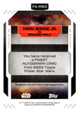 2023 Mark Boone Jr. as Ranzar Malk Auto Autograph Topps Finest Star Wars Finest Autograph #FA-MBO