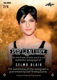 2025 Selma Blair Leaf Pop Century AUTO AUTOGRAPH 2/6 Purple Shimmer #BA-SB3