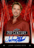 2025 John Schneider Leaf Pop Century AUTO AUTOGRAPH 1/1 Red Scopes #BA-JS1