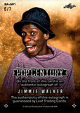 2025 Jimmie Walker Leaf Pop Century AUTO AUTOGRAPH 6/7 Blue Cracked Ice #BA-JW1