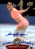 2010 Nancy Kerrigan Auto Autograph Upper Deck World of Sports #228 Figure Skating