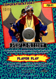 2023 Flavor Flav Leaf Pop Century Pro Set Raps AUTOGRAPH AUTO Silver 12/15 #PSR-FF1