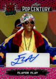 2023 Flavor Flav Leaf Pop Century Pro Set Raps AUTOGRAPH AUTO Silver 12/15 #PSR-FF1