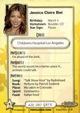 2008 Jessica Biel Relic PopCardz #1 Blade Trinity