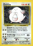 1999 Chansey Pokemon Wizards of the Coast Base Set #3/102 Holo Rare