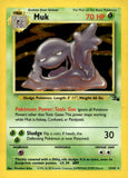 1999 Muk Pokemon Wizards of the Coast Fossil 13/62 Holo Rare