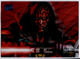 2026 Peace is a Lie Topps Chrome Star Wars Galaxy Blue RayWave Refractor 114/175 #27 Darth Maul
