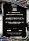 2025 N-1 Starfighters Topps Chrome Star Wars Galaxy Mojo Refractor 48/50 #79