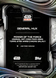 2025 General Hux Topps Chrome Star Wars Galaxy Power of the Force Art Card Atomic Refractor 067/150 #POW-11