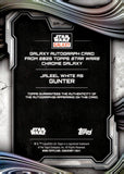 2025 Jaleel White as Gunter Auto Autograph Topps Chrome Star Wars Galaxy Wave Refractor 54/99 #GA-JAL