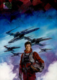 2025 Wedge Antilles Topps Chrome Star Wars Galaxy Atomic Refractor 0901/50 #17