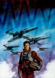 2025 Wedge Antilles Topps Chrome Star Wars Galaxy Blue RayWave 057/175 #17