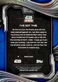 2025 I've Got This Topps Chrome Star Wars Galaxy Blue RayWave 173/175 #42