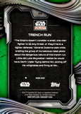 2025 Trench Run Topps Chrome Star Wars Galaxy Green Shimmer Refractor 122/199 #83