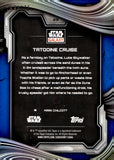 2025 Tatooine Cruise Topps Chrome Star Wars Galaxy Blue RayWave Refractor 152/175 #29