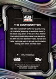 2025 The Confrontation Topps Chrome Star Wars Galaxy Purple Speckle Refractor 038/125 #21