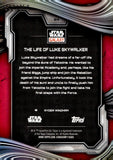 2025 The Life of Luke Skywalker Topps Chrome Star Wars Galaxy Magenta Lava Refractor 243/250 #84