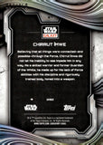 2025 Chirrut Imwe Topps Chrome Star Wars Galaxy Atomic Refractor 047/150 #67