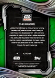 2025 The Rancor Topps Chrome Star Wars Galaxy Green Shimmer Refractor 117/199 #45