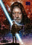 2025 Luke Skywalker and Obi-Wan Kenobi Topps Chrome Star Wars Galaxy Purple Speckle Refractor 103/125 #51