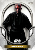2025 Darth Maul Topps Star Wars Smugglers Outpost Galactic Antiquities 43/77 #GA-6