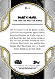 2025 Darth Maul Topps Star Wars Smugglers Outpost Galactic Antiquities 43/77 #GA-6