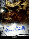 2024 Tom Baker as Bendu Auto Autograph Topps Star Wars Masterwork Authentic Autograph #A-TB 1