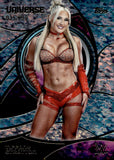 2026 Tiffany Stratton Topps Universe WWE Aqua Speckle 035/299 #80 Smackdown