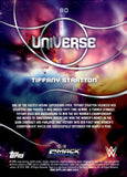 2026 Tiffany Stratton Topps Universe WWE Aqua Speckle 035/299 #80 Smackdown