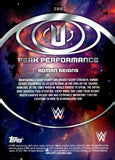 2026 Roman Reigns Topps Universe WWE Peak Performance MIC Blue Pulse 136/199 #289 Monday Night Raw