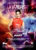 2025 Cathy Kelly Auto Autograph Topps Universe WWE Universe Autograph #UNA-CKE Monday Night Raw