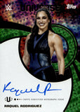 2025 Raquel Rodriguez Auto Autograph Topps Universe WWE Universe Autograph Gold Stone 78/99 #UNA-RRO Monday Night Raw